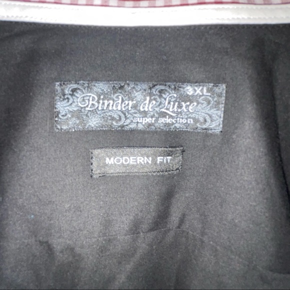 Binder de Luxe checkered trim buttoned shirt - Picture 5 of 7